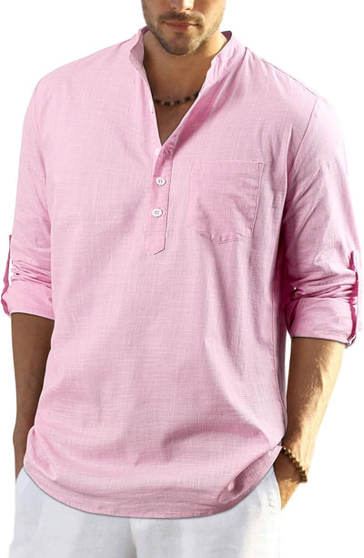 Stan katoenen overhemd met lange mouwen - casual en lichtgewicht