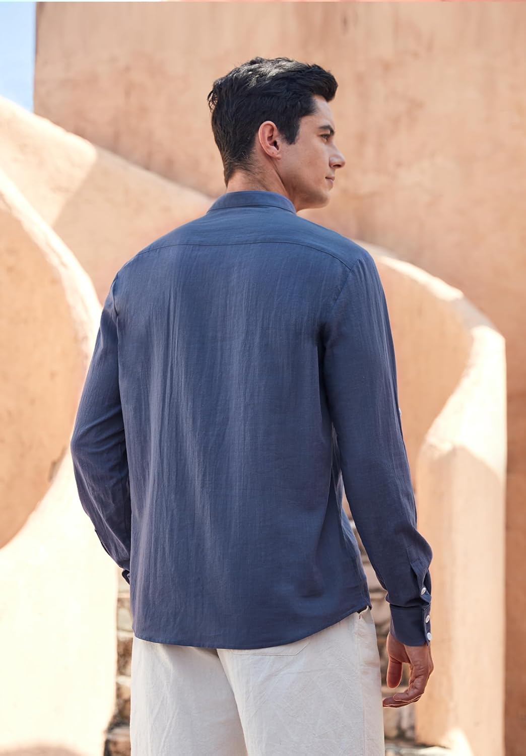 Stan katoenen overhemd met lange mouwen - casual en lichtgewicht