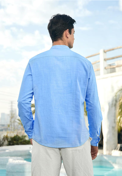 Stan katoenen overhemd met lange mouwen - casual en lichtgewicht