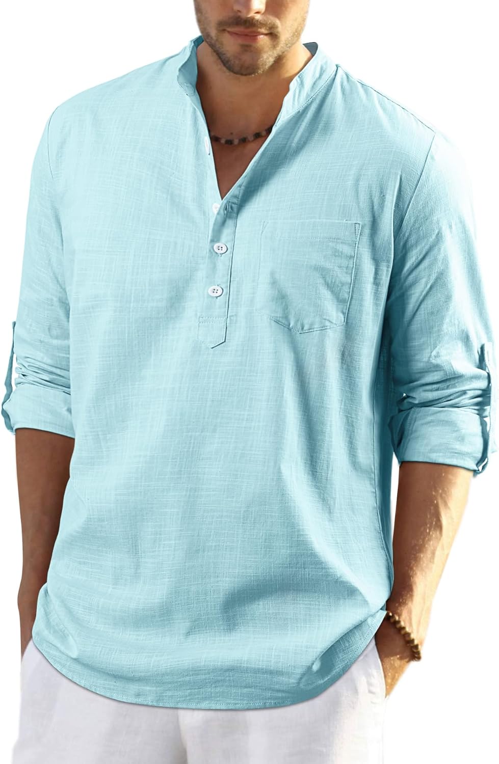 Stan katoenen overhemd met lange mouwen - casual en lichtgewicht