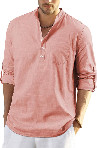 Stan katoenen overhemd met lange mouwen - casual en lichtgewicht