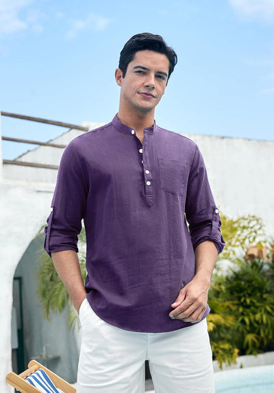 Stan katoenen overhemd met lange mouwen - casual en lichtgewicht