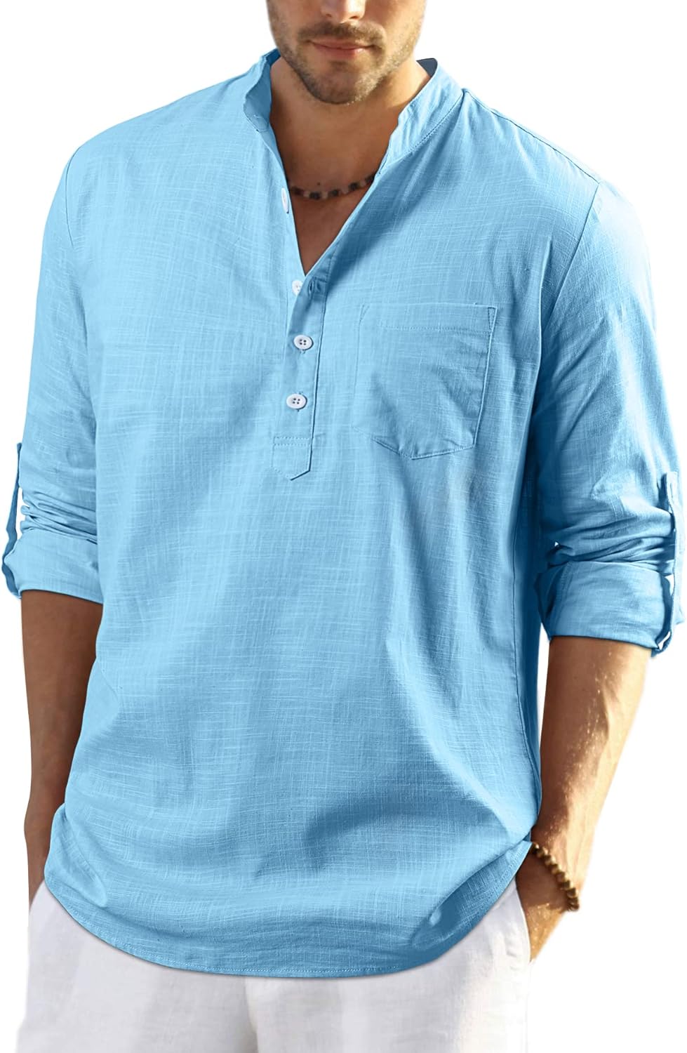 Stan katoenen overhemd met lange mouwen - casual en lichtgewicht