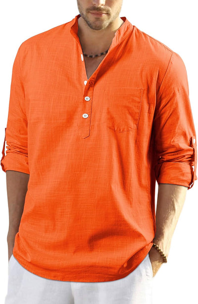 Stan katoenen overhemd met lange mouwen - casual en lichtgewicht