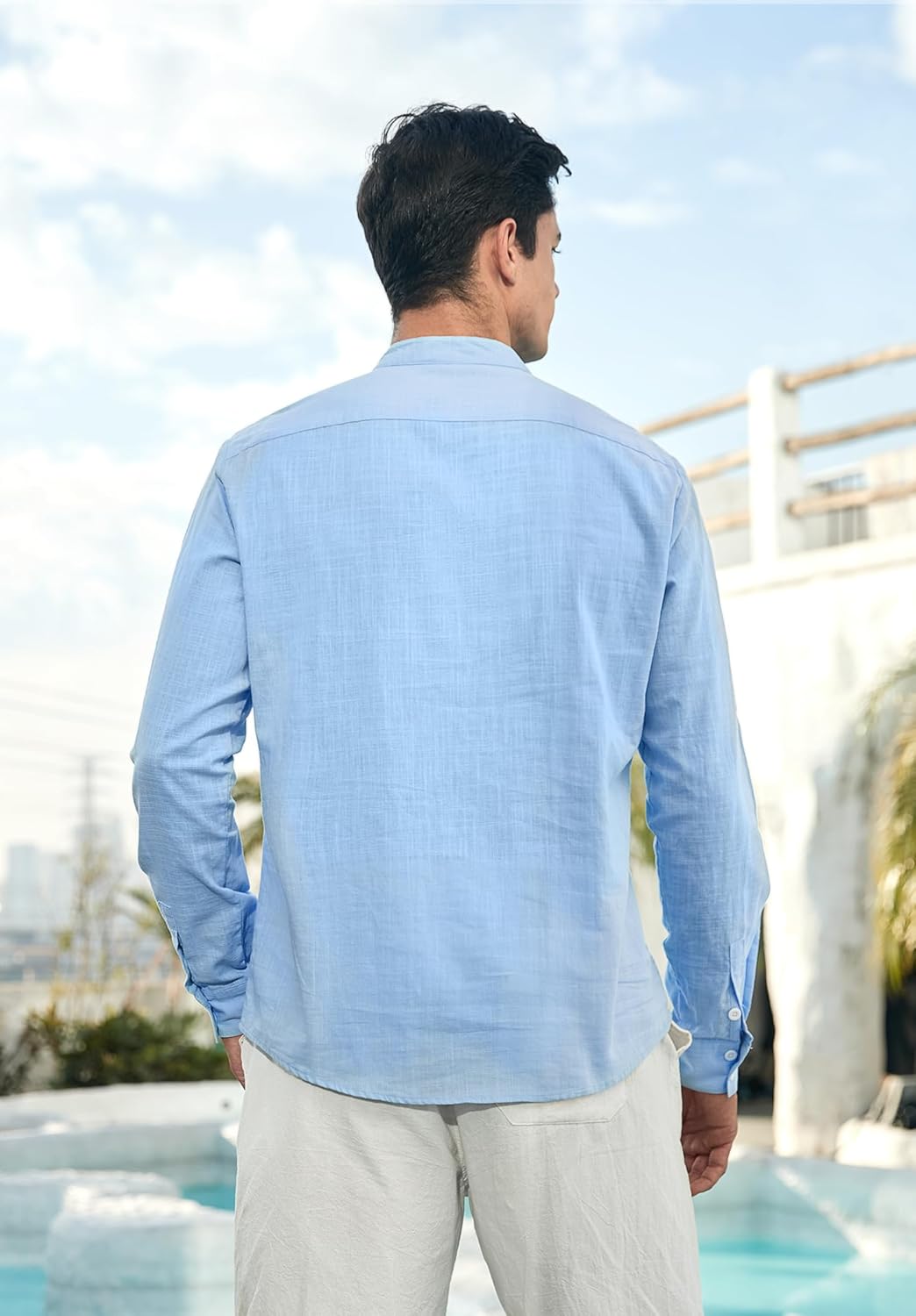 Stan katoenen overhemd met lange mouwen - casual en lichtgewicht