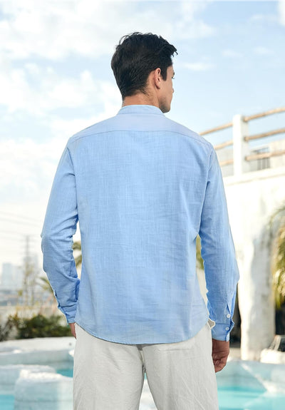 Stan katoenen overhemd met lange mouwen - casual en lichtgewicht