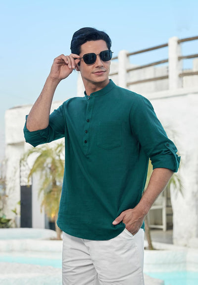 Stan katoenen overhemd met lange mouwen - casual en lichtgewicht