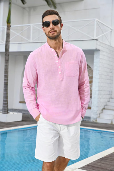 Stan katoenen overhemd met lange mouwen - casual en lichtgewicht