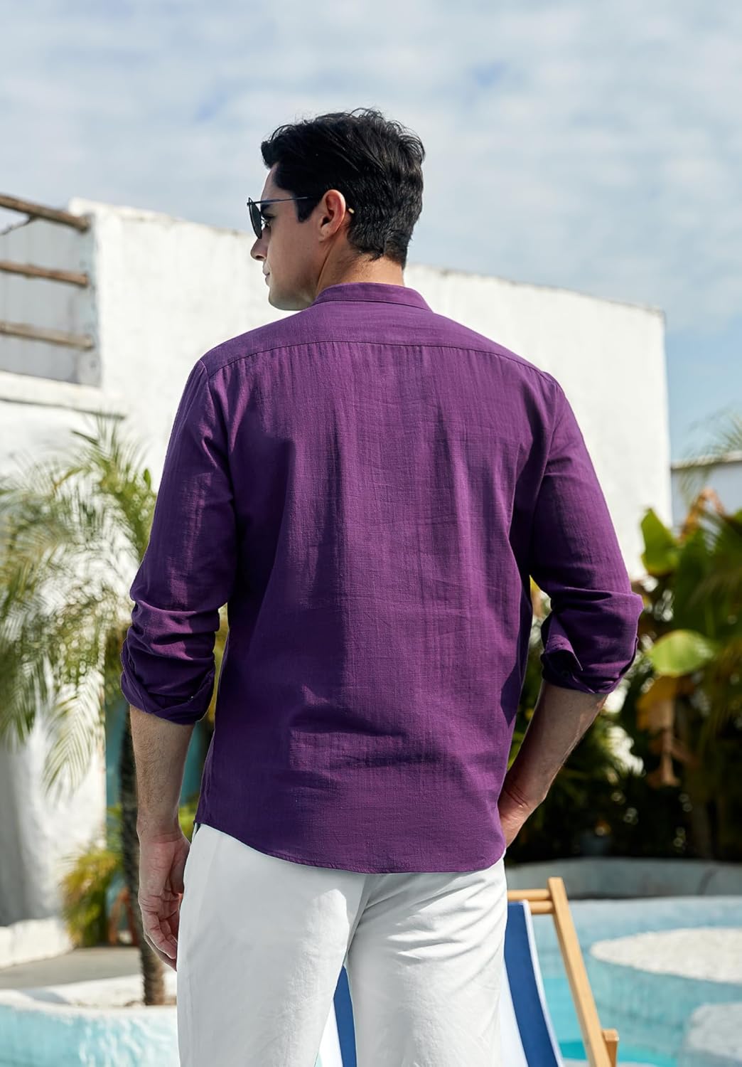 Stan katoenen overhemd met lange mouwen - casual en lichtgewicht