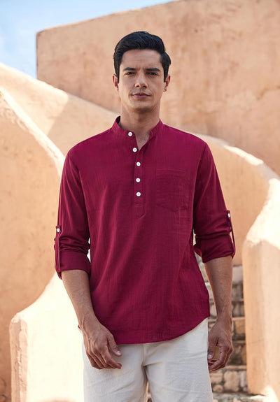 Stan katoenen overhemd met lange mouwen - casual en lichtgewicht