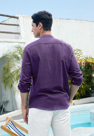 Stan katoenen overhemd met lange mouwen - casual en lichtgewicht