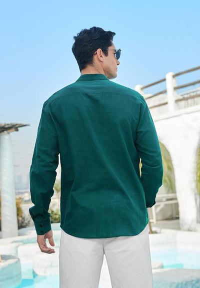 Stan katoenen overhemd met lange mouwen - casual en lichtgewicht