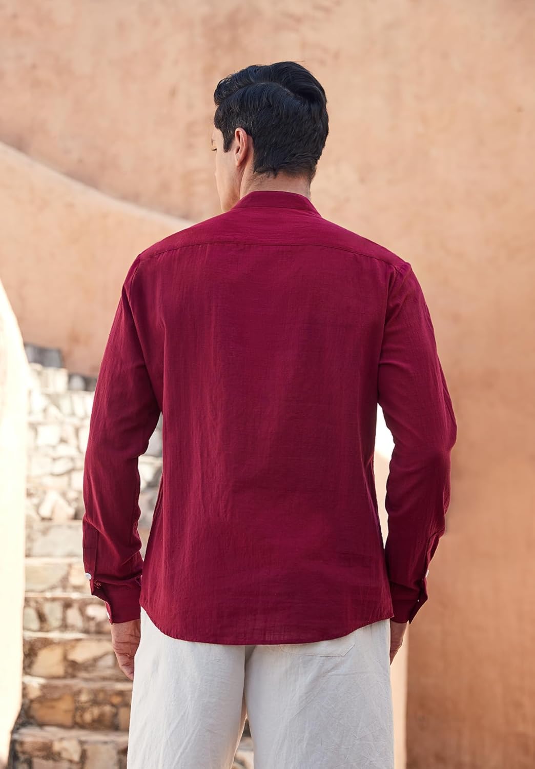 Stan katoenen overhemd met lange mouwen - casual en lichtgewicht