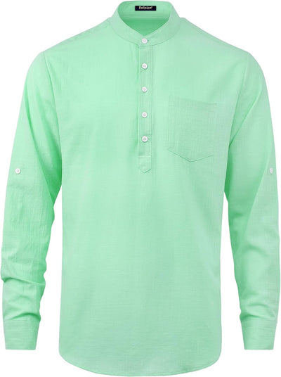 Stan katoenen overhemd met lange mouwen - casual en lichtgewicht