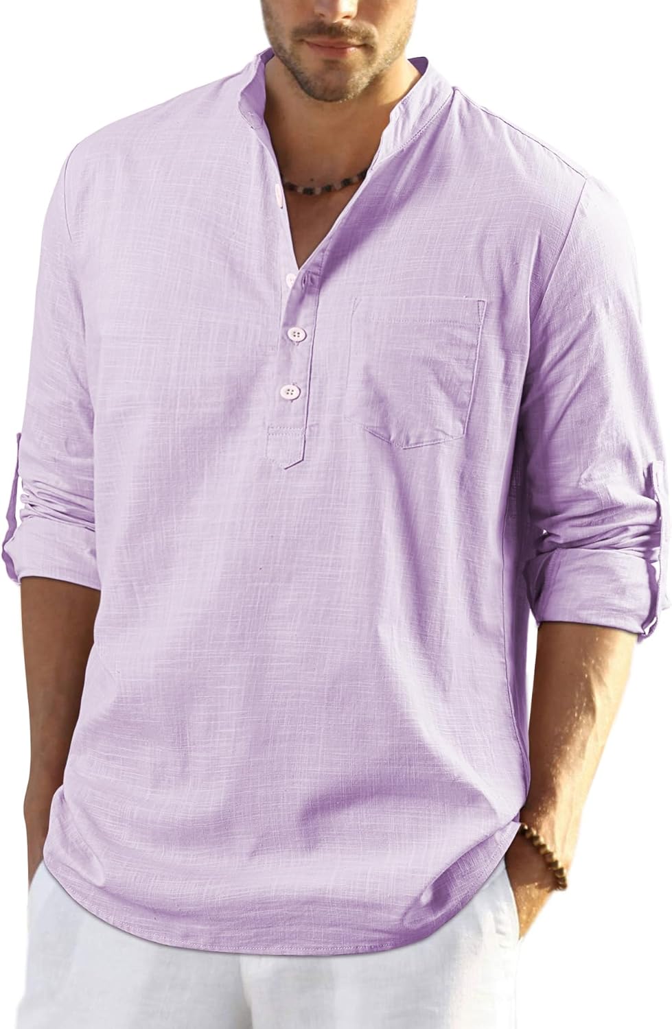 Stan katoenen overhemd met lange mouwen - casual en lichtgewicht