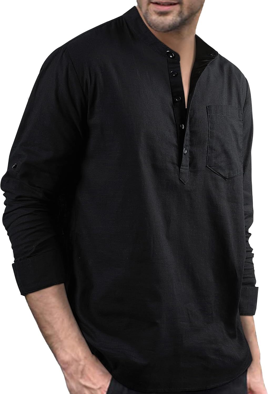 Stan katoenen overhemd met lange mouwen - casual en lichtgewicht