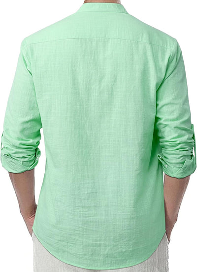 Stan katoenen overhemd met lange mouwen - casual en lichtgewicht