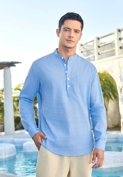 Stan katoenen overhemd met lange mouwen - casual en lichtgewicht