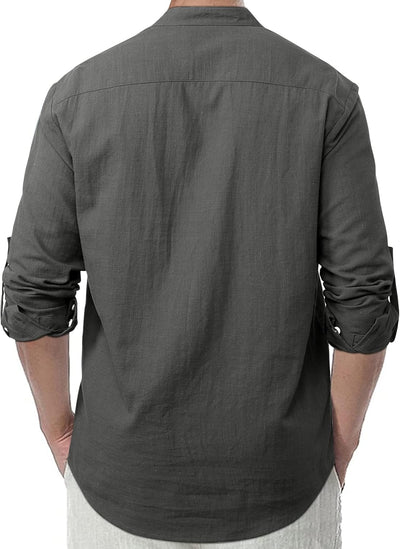 Stan katoenen overhemd met lange mouwen - casual en lichtgewicht