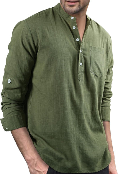 Stan katoenen overhemd met lange mouwen - casual en lichtgewicht