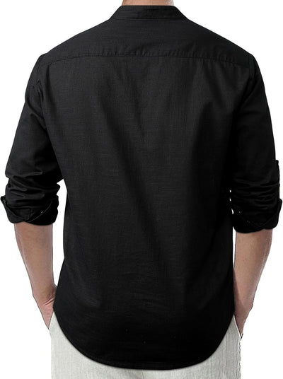 Stan katoenen overhemd met lange mouwen - casual en lichtgewicht