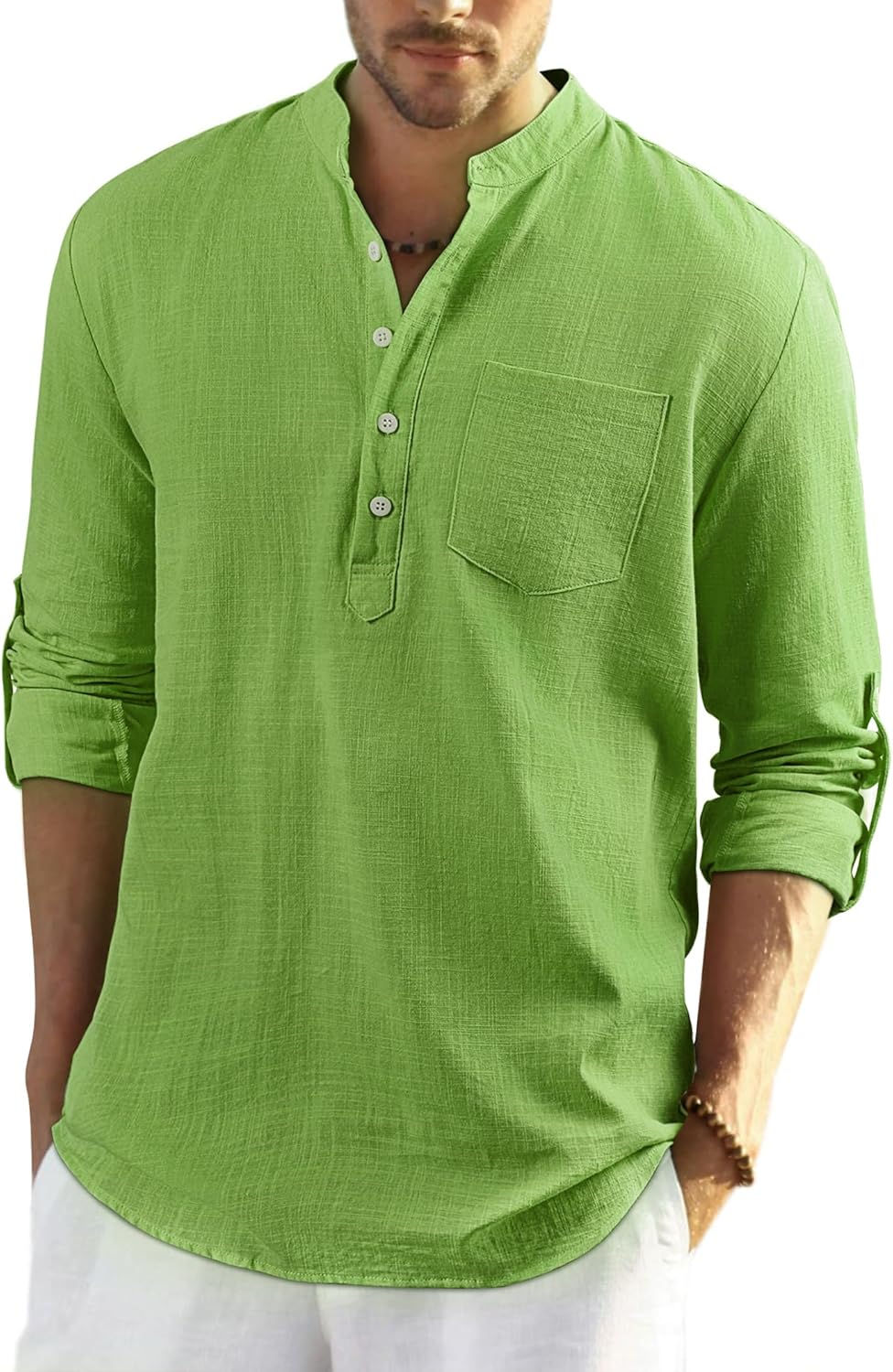 Stan katoenen overhemd met lange mouwen - casual en lichtgewicht