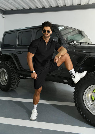 Thomas zomerset heren polo + korte broek - luchtig en netjes