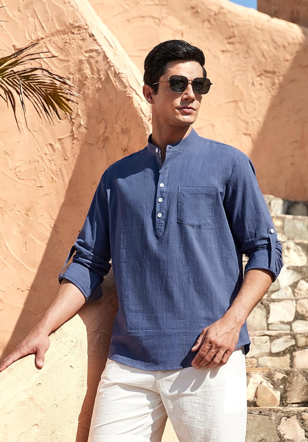 Stan katoenen overhemd met lange mouwen - casual en lichtgewicht